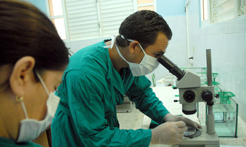 Científicos cubanos