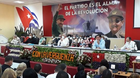 Preside Díaz-Canel Asamblea Provincial 8vo Congreso del Partido en Camagüey. Foto: ACN.