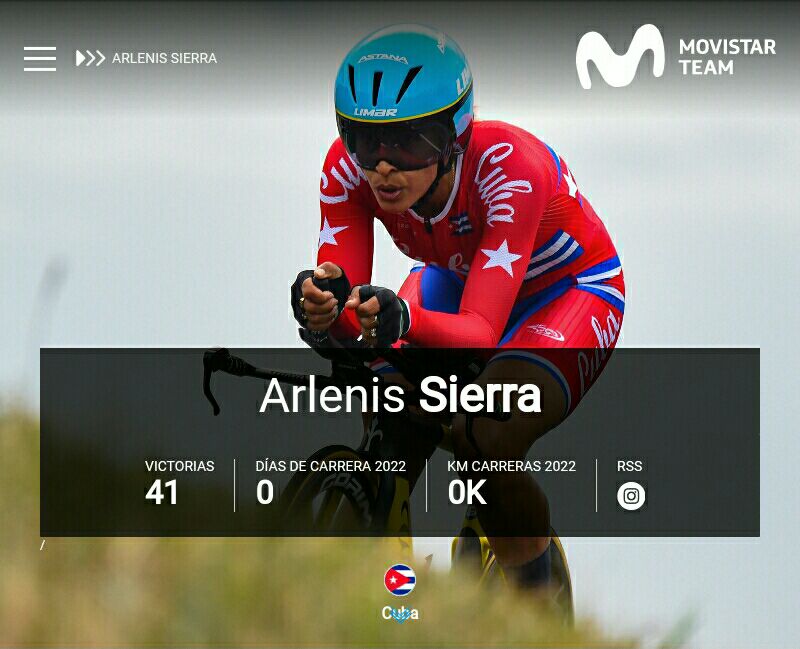 ciclista cubana Arlenis Sierra