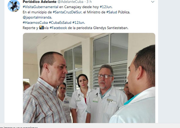  visita gubernamental a Camagüey