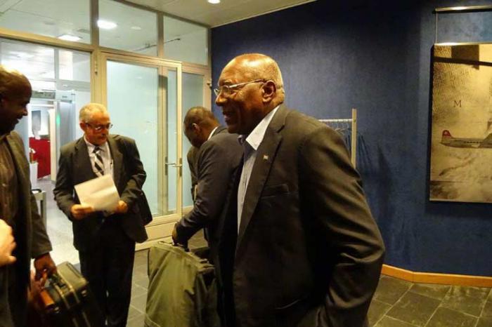 primer vicepresidente de Cuba, Salvador Valdés Mesa, en Ginebra, Suiza