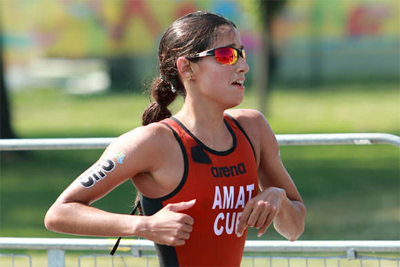 triatleta cubana, Leslie Amat