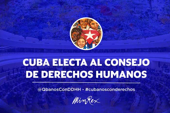 Electa Cuba al Consejo de Derechos Humanos de la ONU 