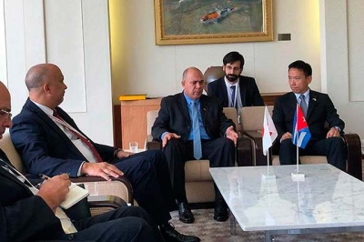 Vicepresidente de Cuba dialoga con más dirigentes en visita a Japón 