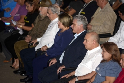 Homenaje a Fidel en la Universidad de La Habana, con la presencia de Díaz-Canel
