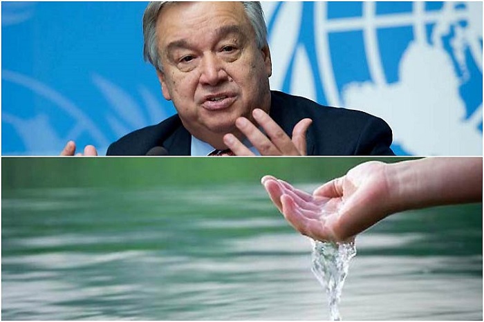 Recuerda hoy António Guterres que el agua es un derecho humano