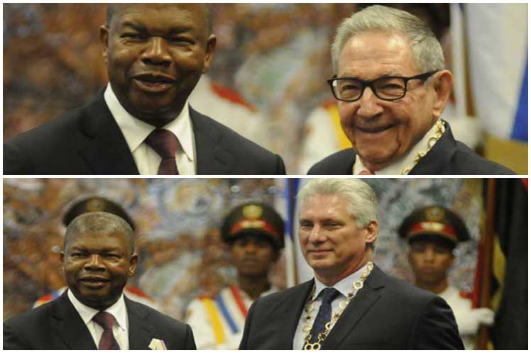 Condecoran a Raúl Castro y Díaz-Canel con la orden Agostinho Neto Condecoran a Raúl Castro y Díaz-Canel con la orden Agostinho Neto