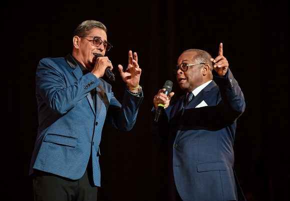 Paulo FG y Adalberto. Foto: Ariel Cecilio Lemus/Granma/Cubadebate.
