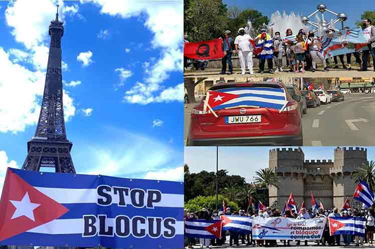 jornada mundial contra el bloqueo a Cuba