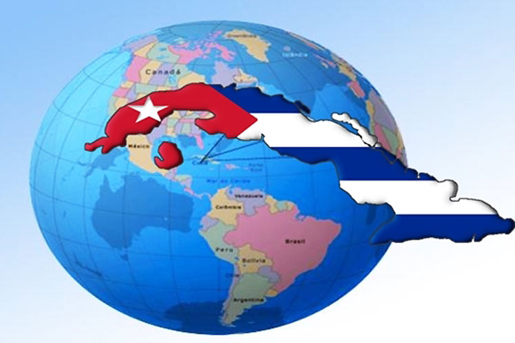 Cuba en el mapa mundo