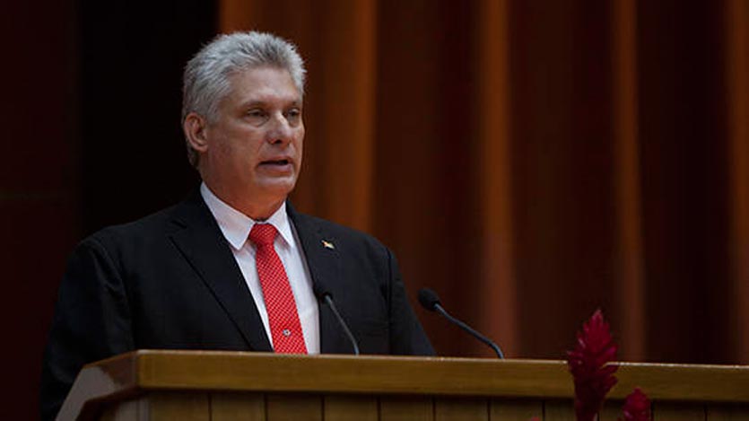 presidente de Cuba, Miguel Díaz-Canel