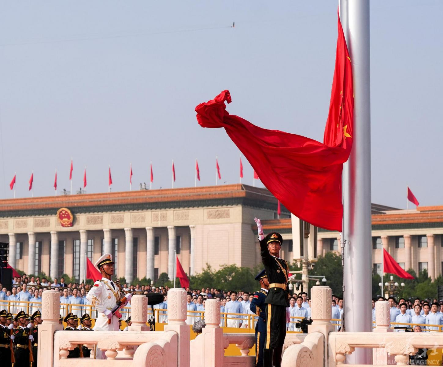 En la histórica plaza Tianamen, de Beijing, un desfile militar conmemoró este 3 de septiembre los 80 años de la victoria del pueblo chino contra la agresión japonesa en la guerra antifascista mundial. Foto: Xinhua. En la histórica plaza Tianamen, de Beijing, un desfile militar conmemoró este 3 de septiembre los 80 años de la victoria del pueblo chino contra la agresión japonesa en la guerra antifascista mundial. Foto: Xinhua.