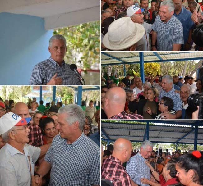 Recorre Díaz-Canel centros laborales de provincia de Cuba