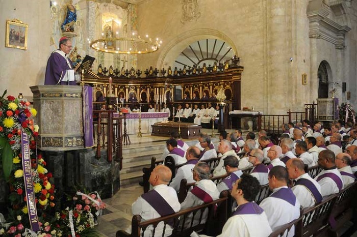 Despiden en la Catedral de La Habana al Cardenal Jaime Ortega Alamino