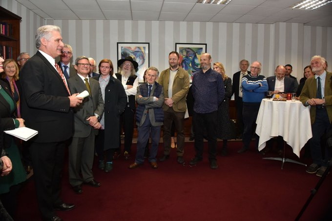 Dialoga Díaz-Canel con cubanos residentes en Irlanda