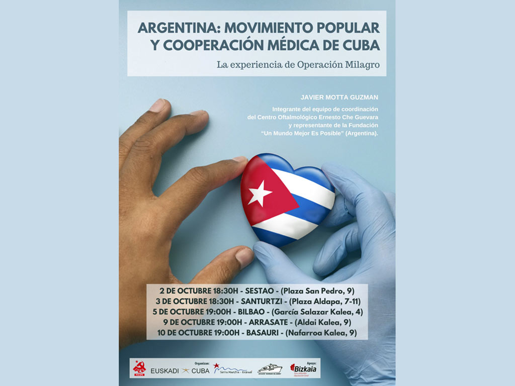 Españoles conocerán sobre Operación Milagro en Argentina