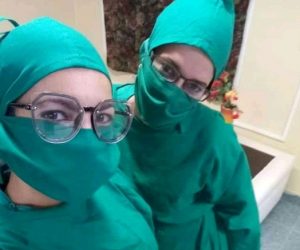 Lisandra y Lisumy integraron el primr dúo de doctora y enfermera.