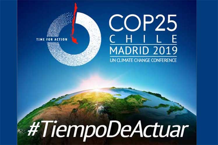 Banner de la Convención Climática COP25 Banner de la Convención Climática COP25