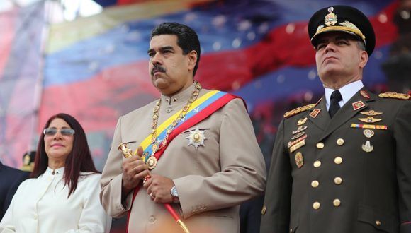 Nicolás Maduro en el acto por el 196 aniversario de la batalla de Carabobo