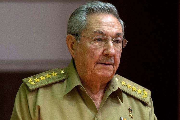 primer secretario del Comité Central del Partido Comunista de Cuba, Raúl Castro