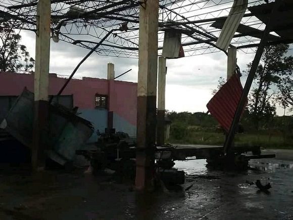 Tornado en Aguada