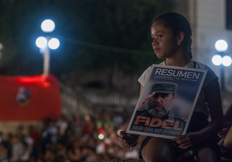 velada conmemorativa por el segundo aniversario de la desaparición física de Fidel 