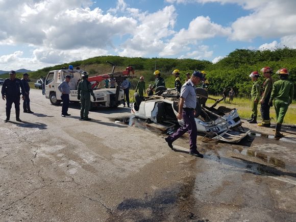 Accidente de tránsito en Villa Clara causa tres muertos 
