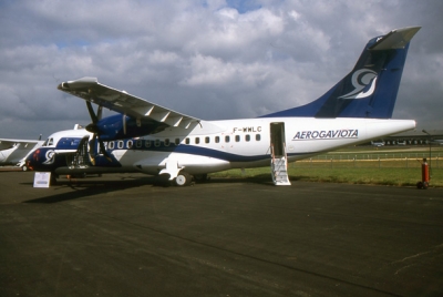 Avión de la empresa aérea Aerogaviota