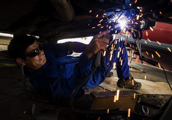 Creada en el año 2014, AUTOCHAPT es una cooperativa adscrita al Ministerio de la Construcción. Foto: Ismael Francisco/ Cubadebate.