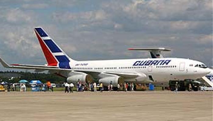 Avión de Cubana de Aviación