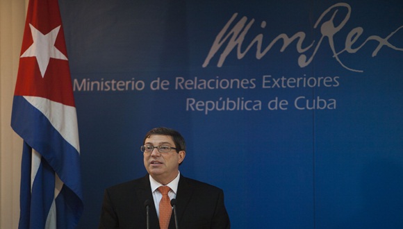  Ministro cubano de Relaciones Exteriores, Bruno Rodríguez