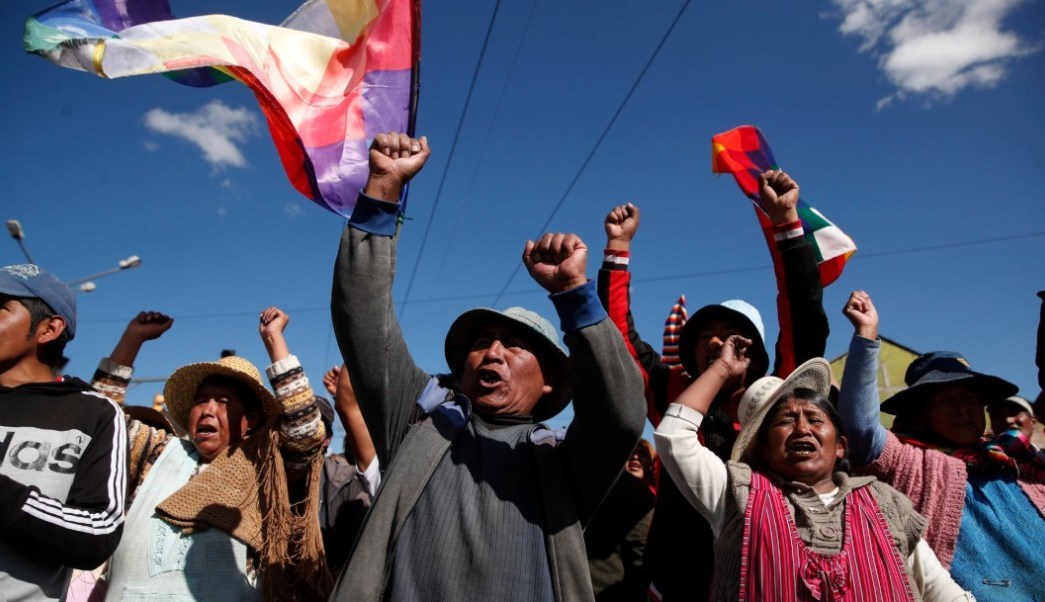 La salida de Evo no calma las protestas en Bolivia
