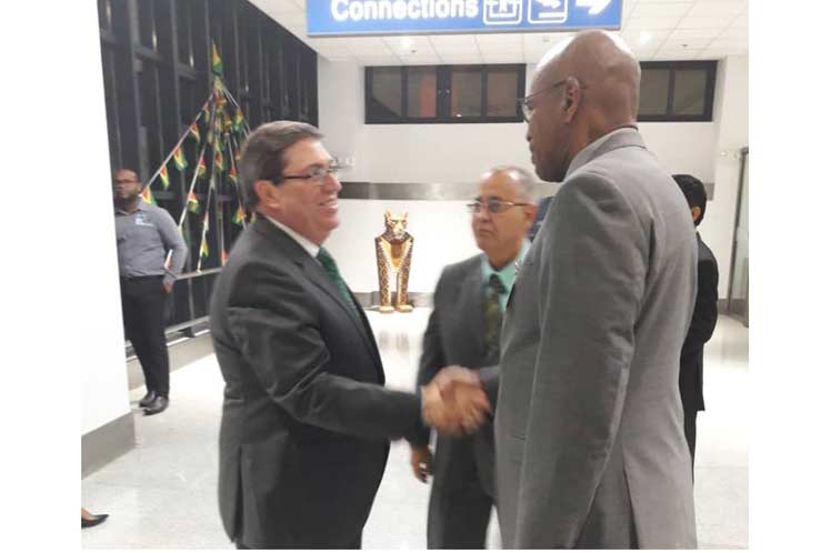 Canciller cubano en Guyana para VI Reunión Ministerial Caricom-Cuba