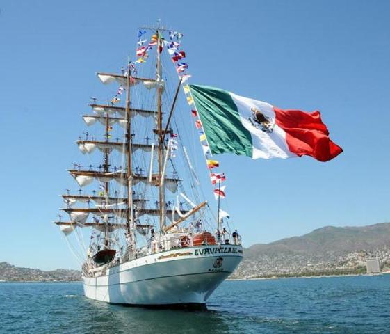 Llegó a Cuba buque escuela de la Armada de México