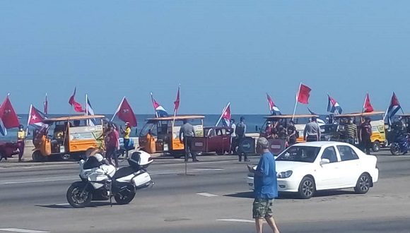  caravana contra el Bloqueo en La Habana