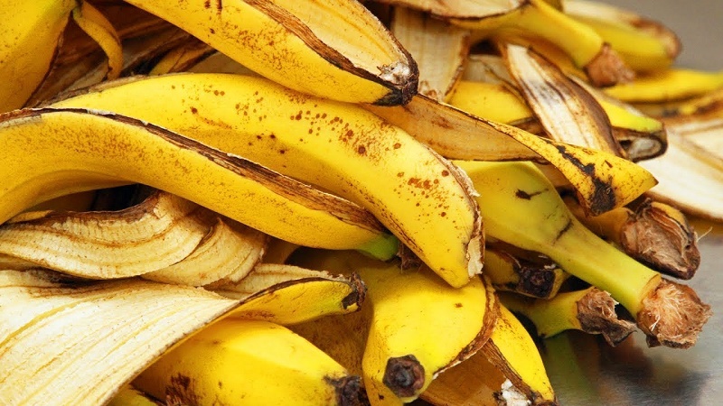 Cáscaras de plátanos