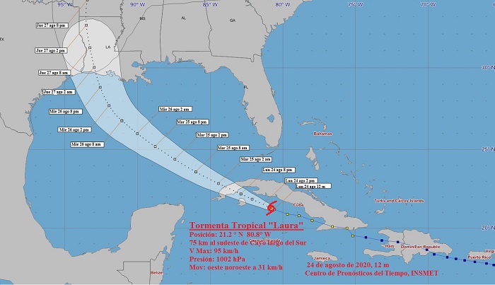 Tormena tropical Laura