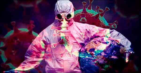 Imagen alegórica a la pandemia del Coronavirus