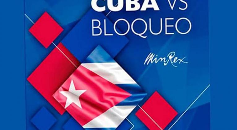 Convocan a jornada virtual contra bloqueo de EEUU a Cuba
