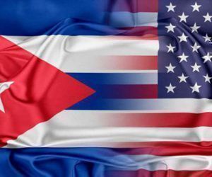 Banderas Cuba - Estados Unidos