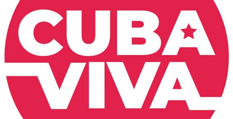 Banner alegórico  a la campaña CubaViva