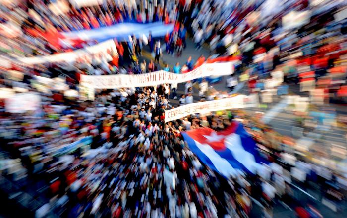 Desfile por el primero de mayo