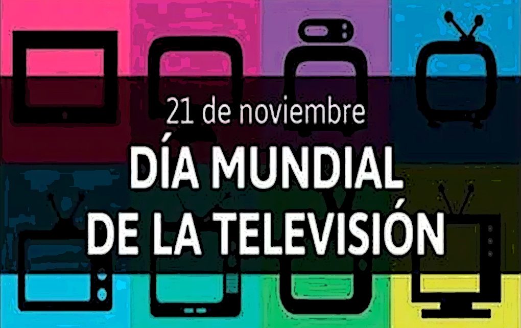 Cartel por el Día mundial de la TV