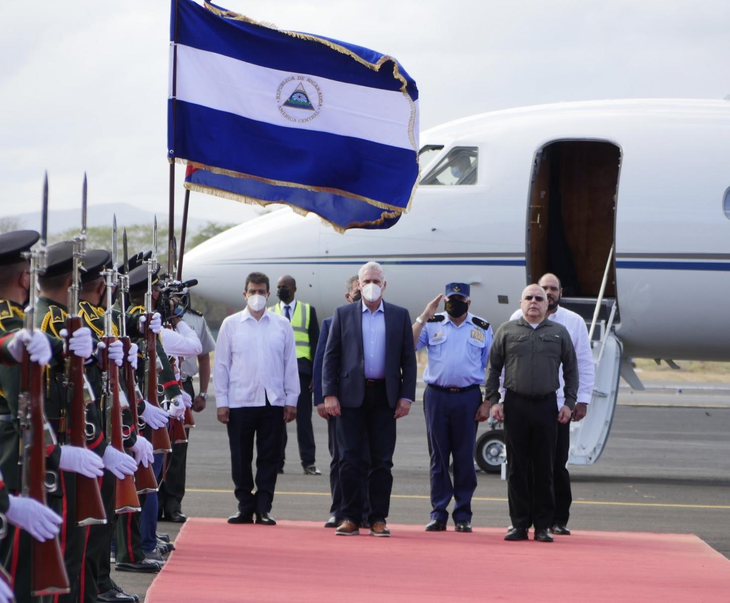 Miguel Díaz-Canel en Nicaragua