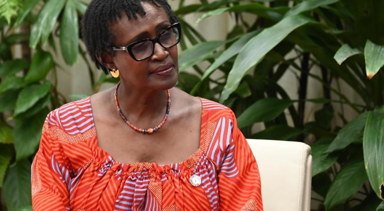 Directora ejecutiva de ONUSIDA, Winnie Byanyima