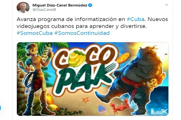 Twitter de Diaz Canel