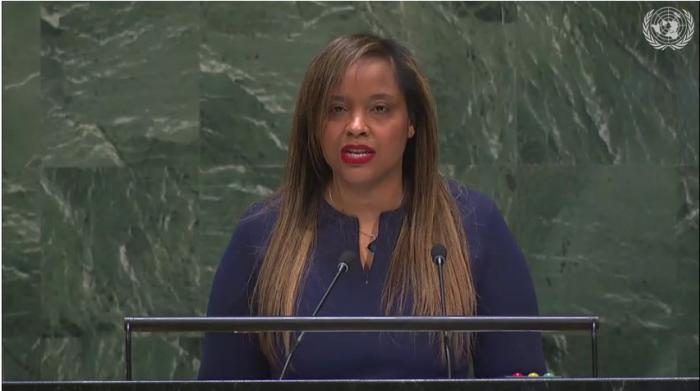 La representante de Caricom