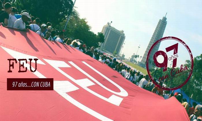 Mensaje de felicitación de la FEU a los universitarios cubanos 