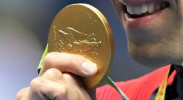 Foto medalla olímpica