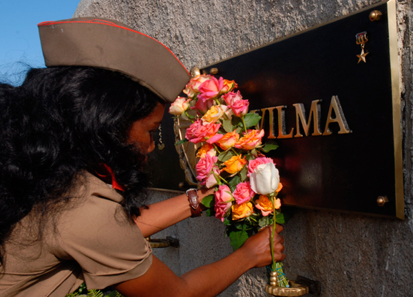 Homenaje a Vilma Espín en Segundo Frente